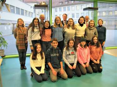 Schülergruppe aus Gorey setzte den neuen Irland-Austausch am Gabrieli-Gymnasium fort