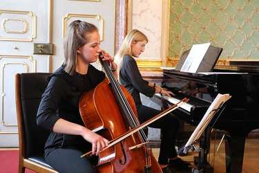 Neujahrsempfang des Diözesanrats wird von GG-Schülern musikalisch umrahmt