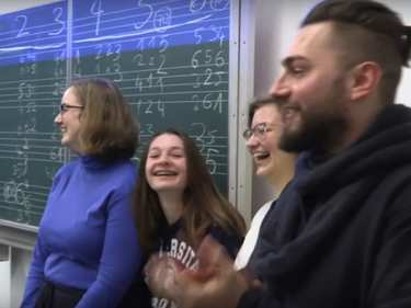 Besuch von der Katholischen Universität Eichstätt: Science Slam