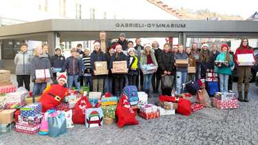 121 Weihnachtspäckchen für die Ukraine!