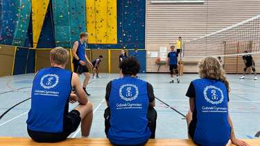 GG beim Volleyballturnier im Rahmen der Interkulturellen Woche