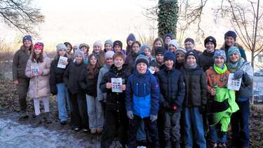 Besuch des Patenbaums am Mondscheinweg