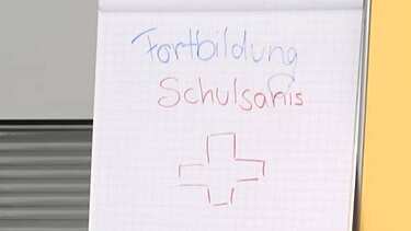 Fortbildung für Schulsanitäter des GG