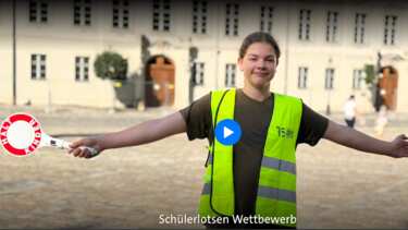 Beim Bezirksentscheid des Schülerlotsenwettbewerbs auf Platz