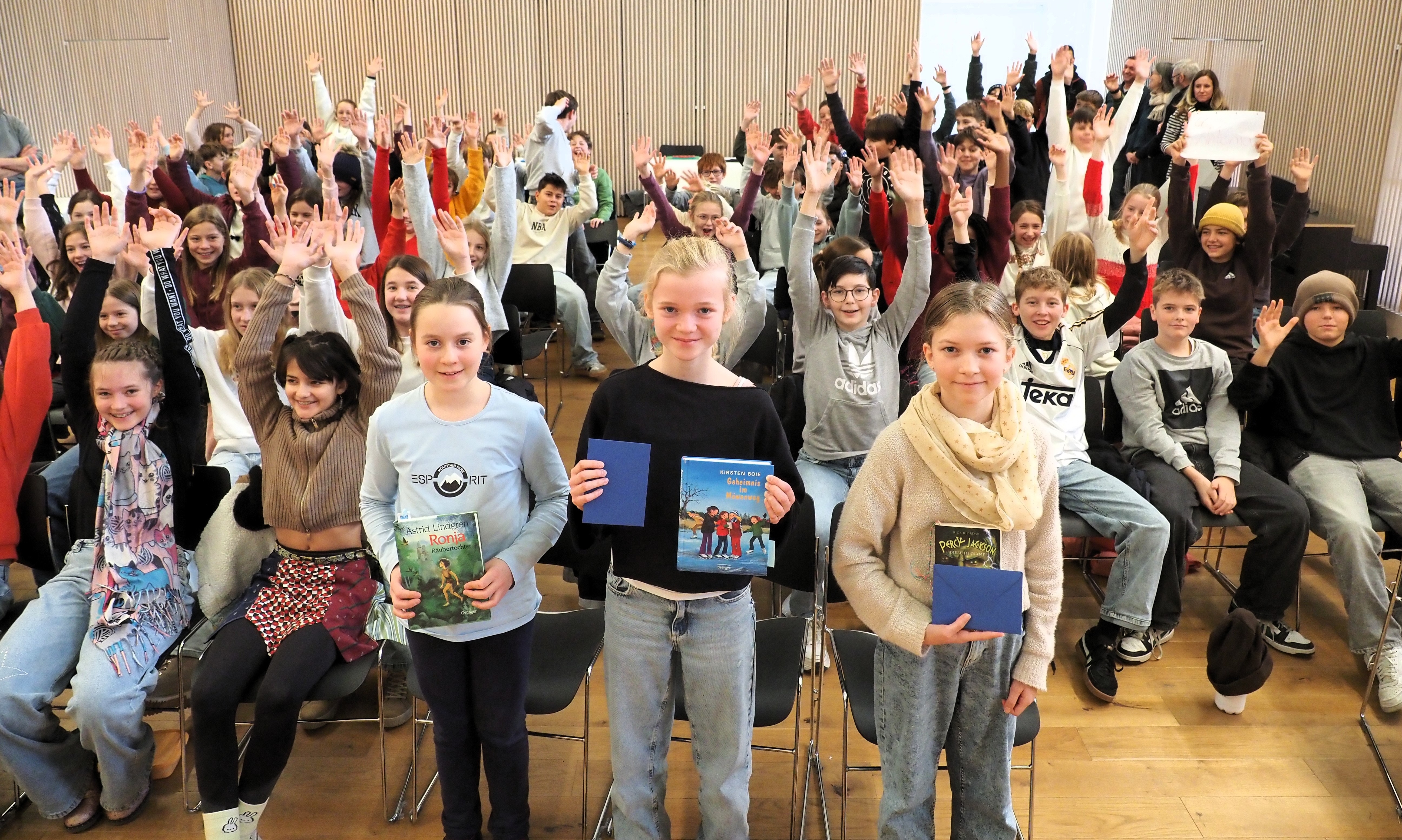 Schulentscheid des Vorlesewettbewerbs der sechsten Klassen