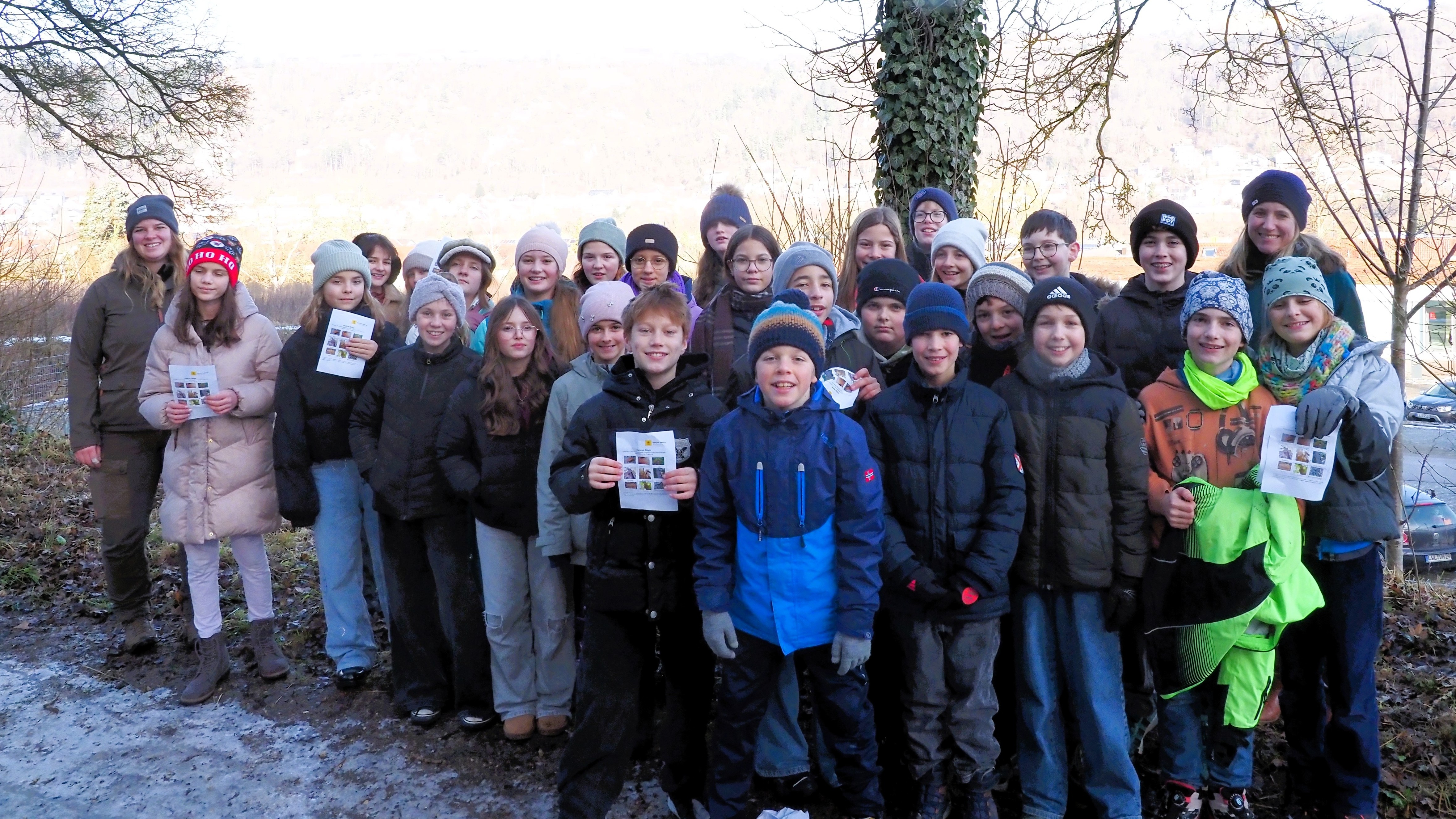 Besuch des Patenbaums am Mondscheinweg