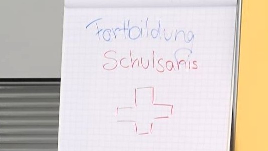 Fortbildung für Schulsanitäter des GG