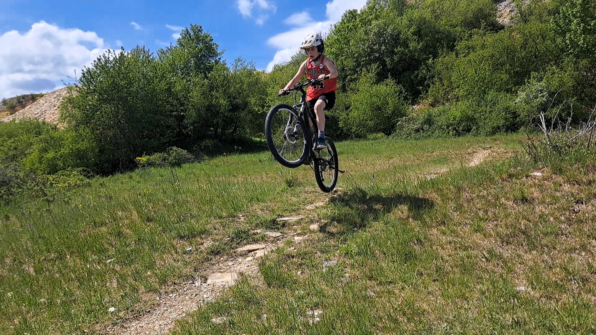 Impressionen vom Training des Wahlfachs MTB
