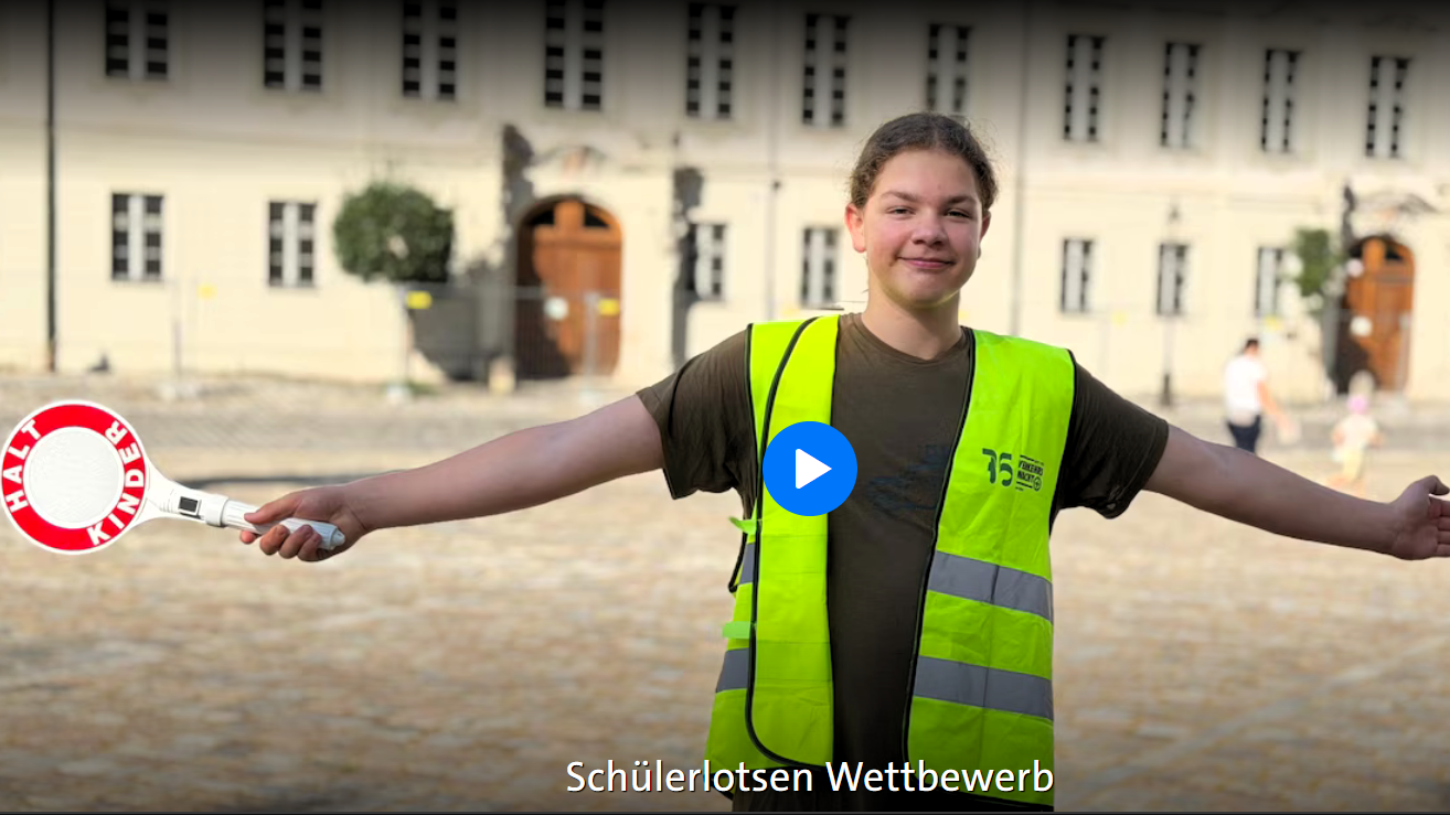 Beim Bezirksentscheid des Schülerlotsenwettbewerbs auf Platz